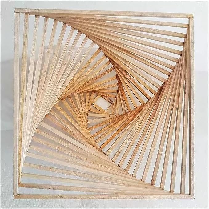 250 Pcs Balsa Wood Sticks 1/8 x 1/8 x 12 Inch balsa Wood Strips Hardwood Square