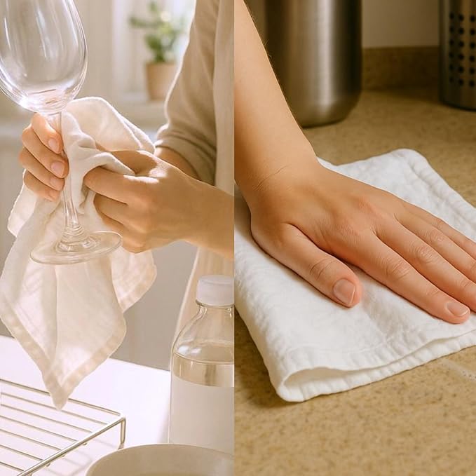 GOTS Certified 100% Organic Cotton Flour Sack | Tea Towel