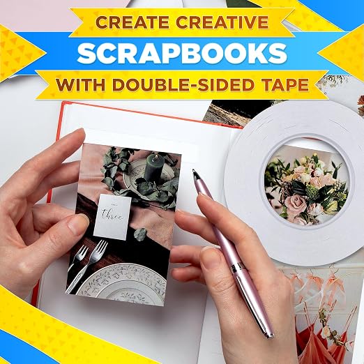 Fabric Tape for Clothes – 60-Yard Roll, Ultra-Thin Transparent Adhesive Basting