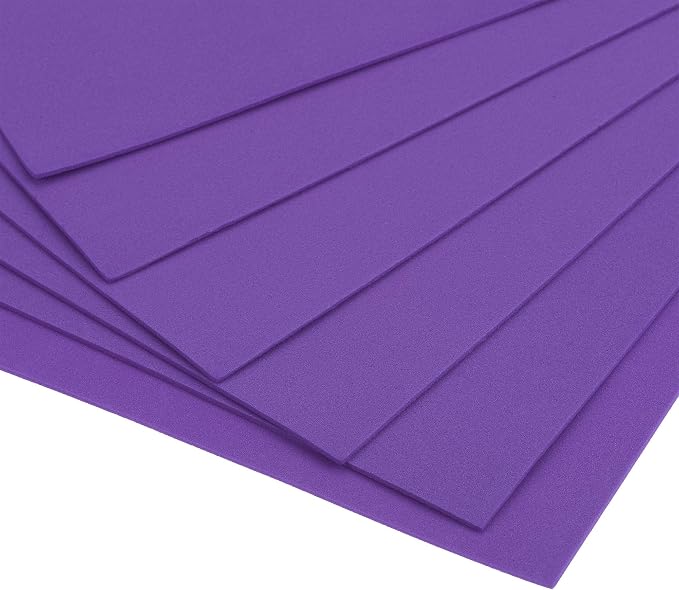 uxcell Purple EVA Foam Sheets 11 x 8 inch 1.7mm Thickness