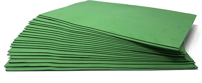 Allgala 20-Value-Pack EVA Foam Paper 8x12 Inch Sheets-Green-CF85305
