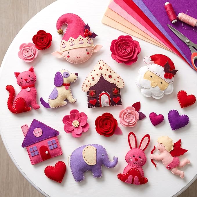 Tegeme 100 Pcs 8 x 12 Inches Felt Fabric Sheet
