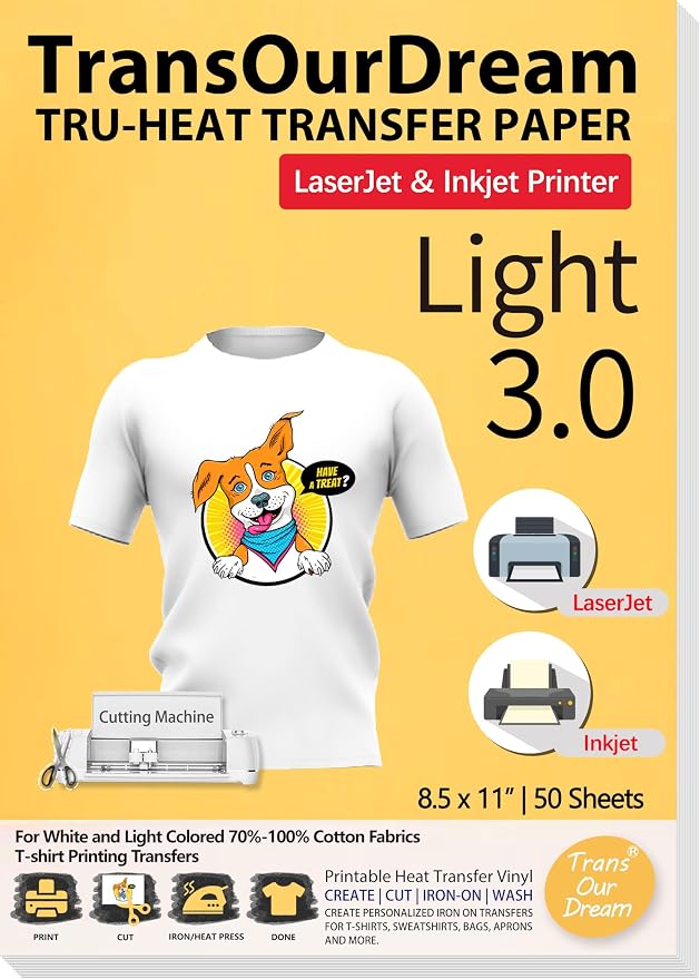 TransOurDream Tru-Heat Transfer Paper