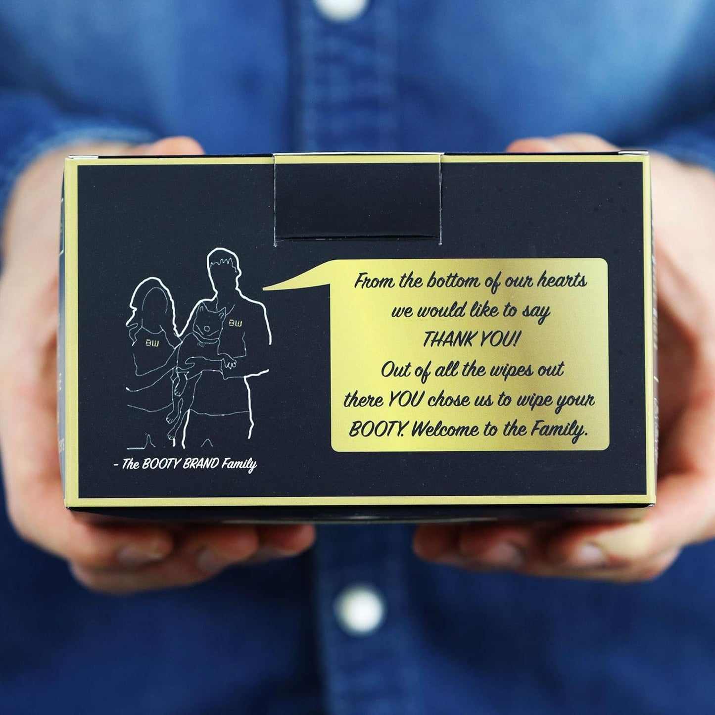 BOOTY WIPES for Men - 30 Individually Wrapped Flushable Wipes for Adults, Flushable Wet Wipes Great for Travel, pH Balanced, Infused with Vitamin-E & Aloe