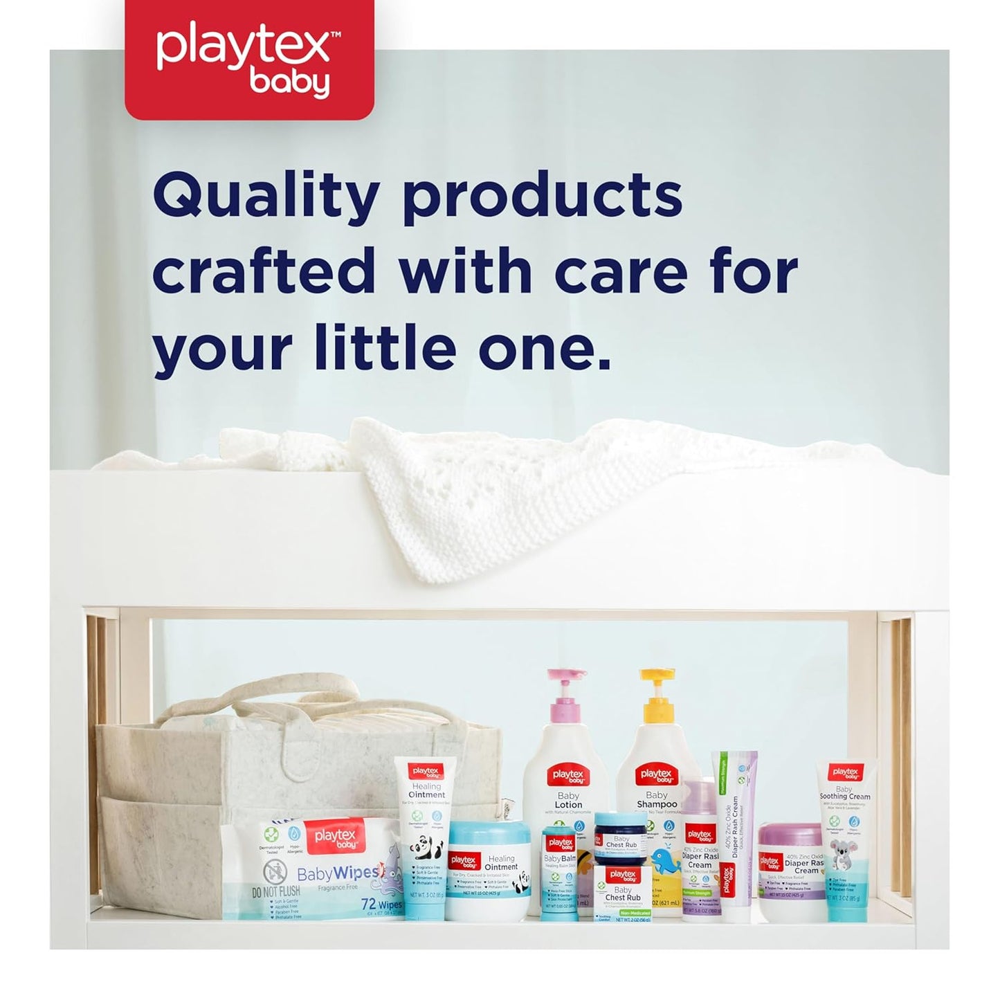 Playtex Baby Healing Ointment, 15 oz. Jar, Dermatologist Tested, Fragrance Free, Hypoallergenic, Free of Dye, Parabens and Phthalates