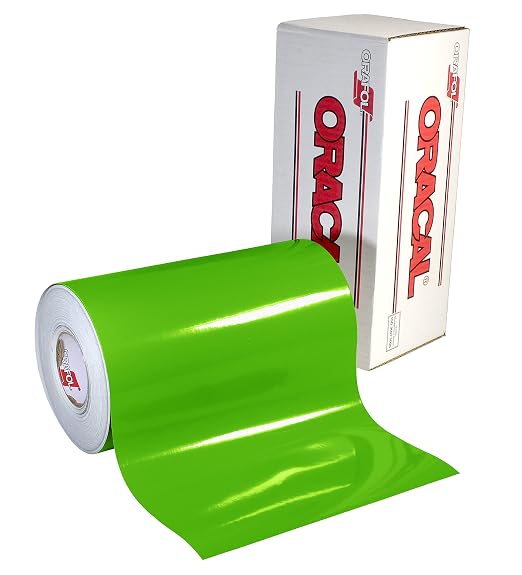 ORACAL Roll of Glossy 651 Lime Tree Green Permanent Adhesive Vinyl – Compatible