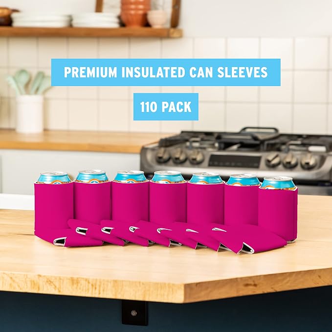 Blank Beer Can Cooler Sleeves Soft Insulated Beer Can Coolies
