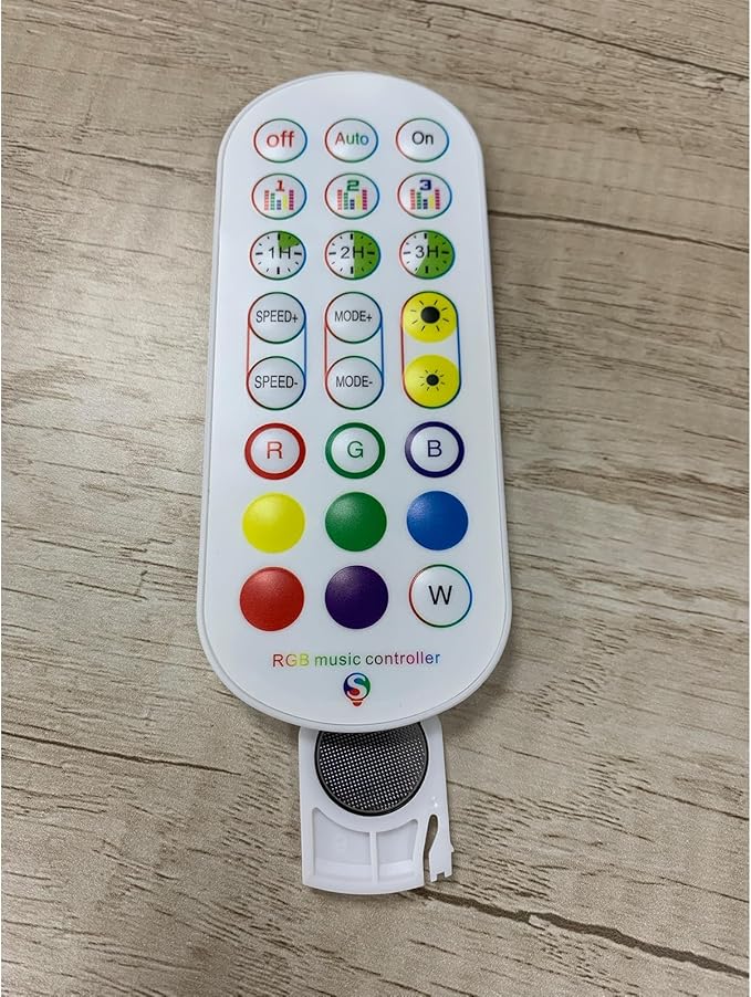 RGBZONE 2.4GHz WiFi LED Controller, IR Wireless Remote Control, 2-Ports Smart 4-PIN RGB LED Controller, Music Sync, for SMD 5050 3528 LED Light Strips(2 Ports)