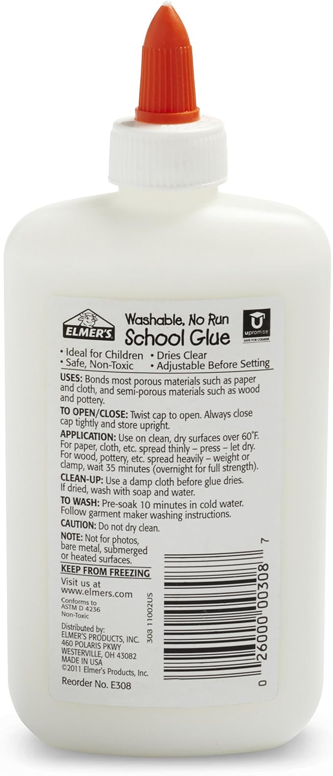 Elmer's Liquid School Glue, 7.625 Ounces