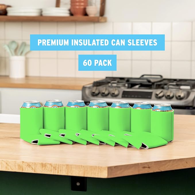 Blank Beer Can Cooler Sleeves