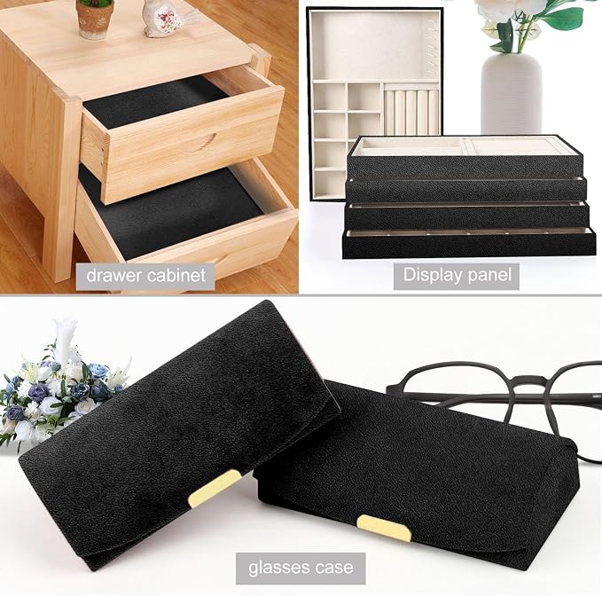 Adhesive Sheets Self Adhesive Felt Fabric DIY Velvet Fabric Flocked Felt Sheets