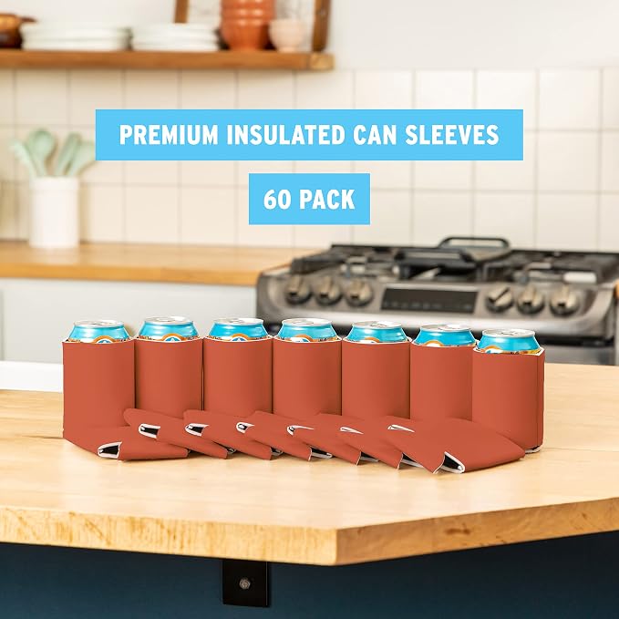 Blank Beer Can Cooler Sleeves Soft Insulated Beer Can Coolies