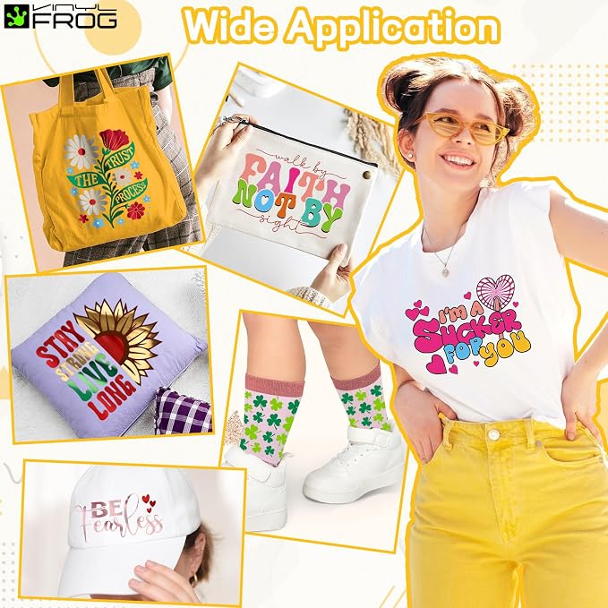 VINYL FROG 30PCS Heat Transfer Vinyl Bundle