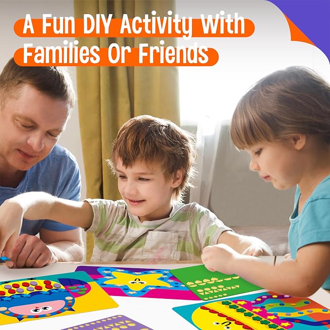 SpriteGru Foam Sticker Art Activity, 20 Animals
