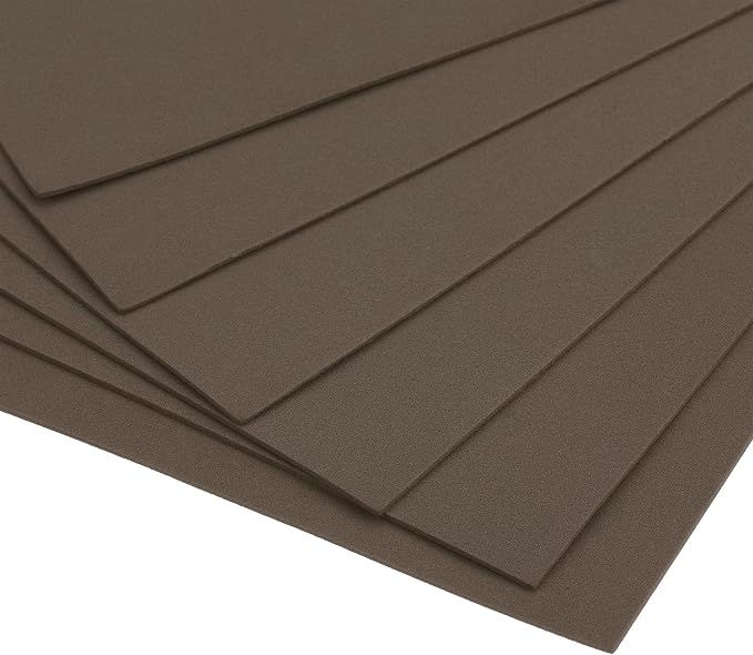 uxcell Dark Brown EVA Foam Sheets 11 x 8 inch 1.7mm Thickness