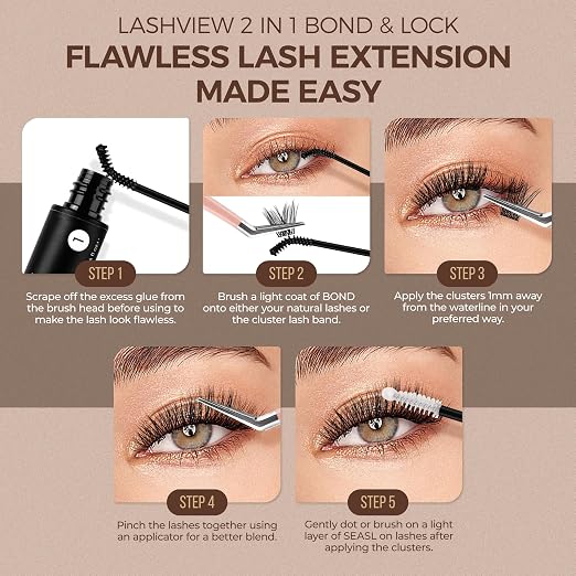 LASHVIEW Lash Bond and Seal Cluster Lash Glue