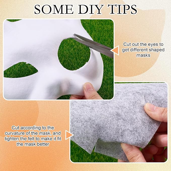 Seenelling DIY Therian Mask Kit Blank Cat Mask