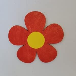 Unfinished Wood Flower Shape Spring Craft up to 46" DIY 7" / 1/2"