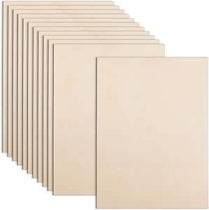 24 Pack Balsa Wood Sheets, 2mm Basswood Plywood Sheet, Basswood Sheets