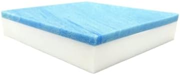 FoamRush 4" x 36" x 36" Gel Memory Foam Upholstery Square Cushion Medium Firm