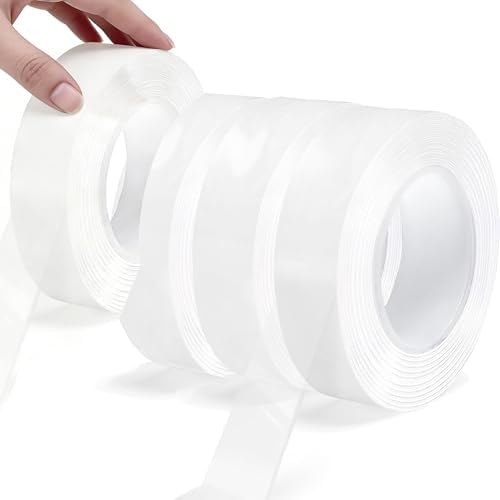 Valley'sYuMiao 4Rolls, Nano Double Sided Mountinging Tape, Adhesive-self Heavy