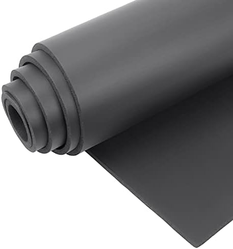 Sponge Neoprene Foam Sheet Without Adhesive 1/4''T x 12''W x 59''L | Black Foam