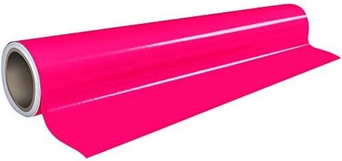 VViViD DECO65 Neon Fluorescent Permanent Adhesive Craft 1 Foot x 25 Feet Vinyl