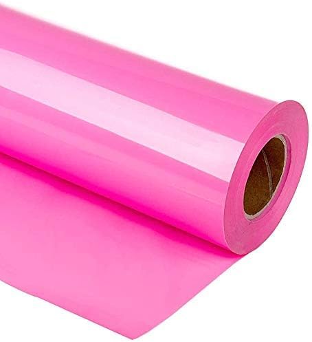 guangyintong Heat Transfer Vinyl Pink HTV Rolls, Matte Surface