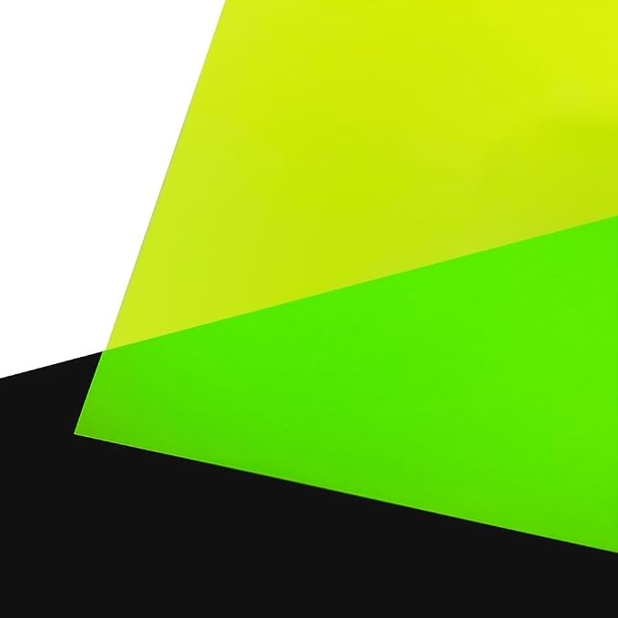 Fluorescent Glow in Dark HTV, Luminous Heat Transfer Lettering Film Glow in The