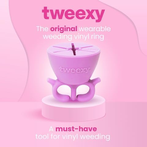 tweexy Craft Vinyl Weeding Scrap Collector Ring | Weeding Tools