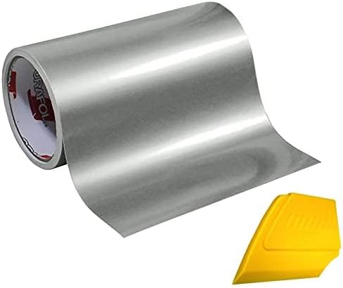 ORACAL 651 Silver Grey Calendared Vinyl – Glossy Permanent Adhesive Roll