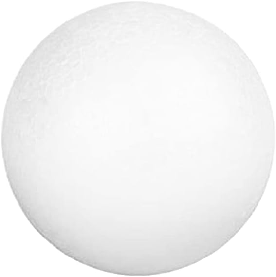 Evershine 12 Pack 5 Inch Craft Foam Ball
