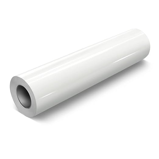 VViViD White Gloss DECO65 Permanent Adhesive Craft Vinyl