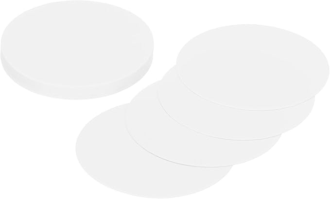 MECCANIXITY 24 Pcs Circle Card Stock, 2.6 Inch Round Cutouts Paper Thick