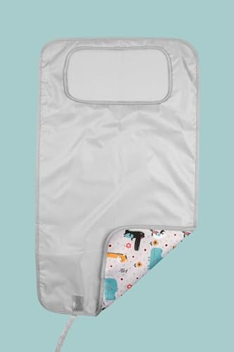 Hamur Home Portable Changing Pad – Waterproof, Washable & Easy Wipe Clean, Foldable Travel Baby Changing Mat for Diaper Bag, Compact & Lightweight, Must-Have for Newborns (Animal Pattern)