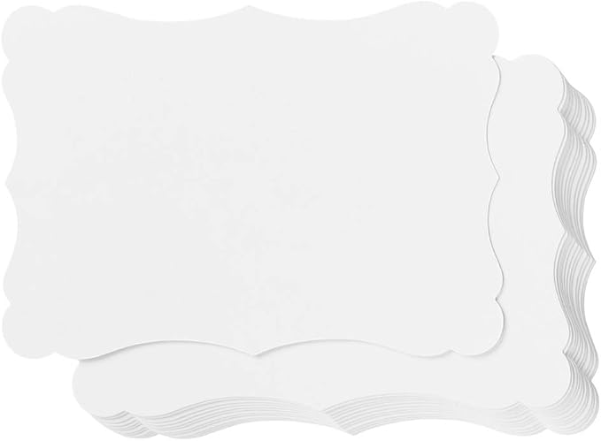 50 Pack Blank Kraft Greeting Cards, 5x7IN | Thick Cardstock Paper,