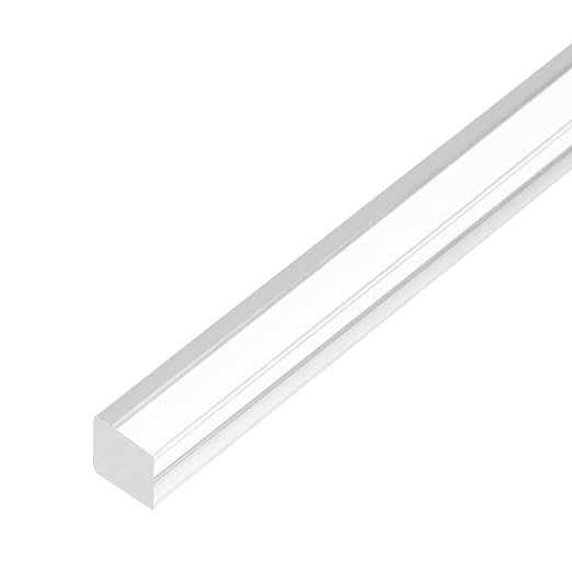 MECCANIXITY Acrylic Square Rods 19/32" x 10" Clear Acrylic Dowel Rods Sticks