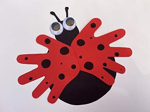 SHAPES ETC. 31 Pcs Hand Assorted Color Cut-Outs 5.5in, Construction Paper Shapes