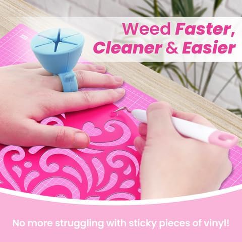 tweexy Craft Vinyl Weeding Scrap Collector Ring