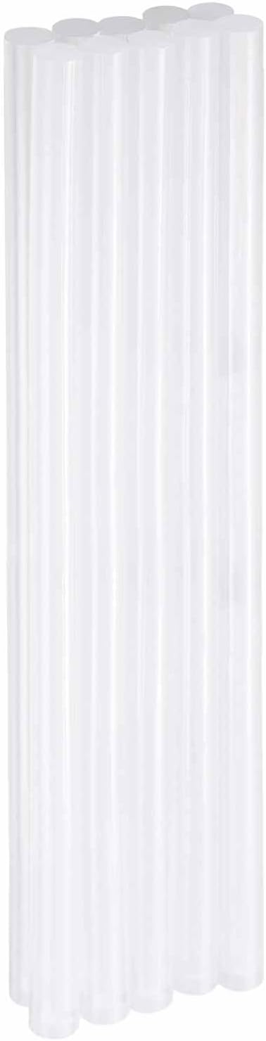 HARFINGTON 10pcs Hot Glue Sticks 0.43" Dia x 11.81" Long EVA Mini Hot Melt