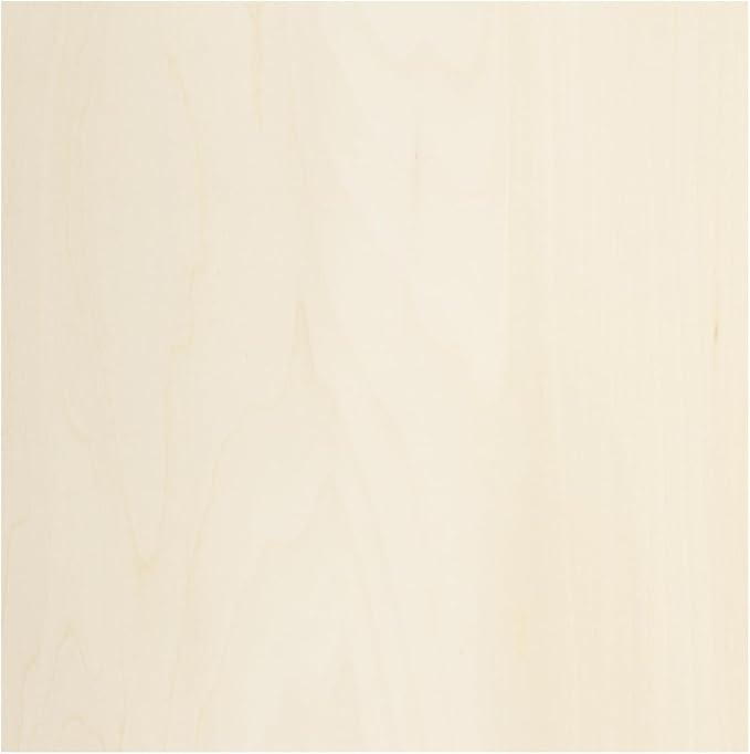 MECCANIXITY Basswood Sheet 7.9 x 7.9 x 0.16 Inch Unfinished Wood Boards Plywood