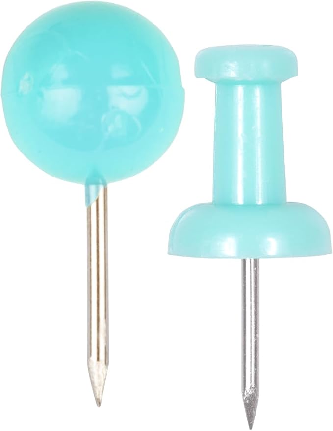 JAM PAPER Colorful Push Pins