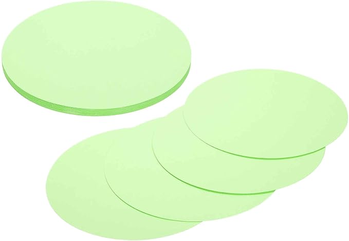 MECCANIXITY 24 Pcs Circle Card Stock, 5.9 Inch Round Cutouts Paper Thick
