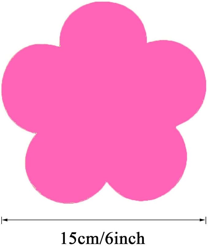 35Pcs Foam Flower Cut Outs 6'' Large Foam Flower Shapes Decoration Bulletin