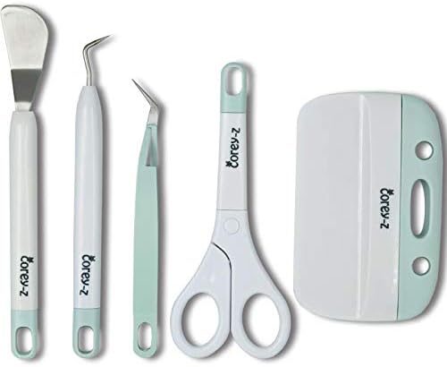 Corey-z Craft Vinyl Weeding tools, XL Scraper and Felt storage bag, Compatible