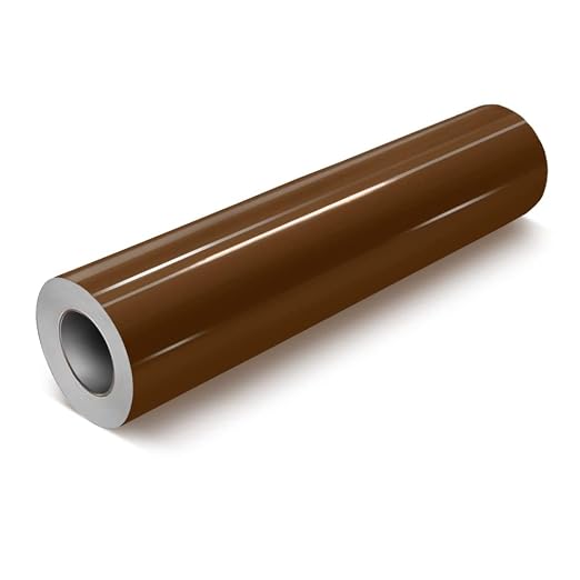 VViViD Brown Gloss DECO65 Permanent Adhesive Craft Vinyl