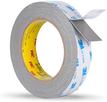 3M Double Sided Tape Heavy Duty 1'' × 20Ft, PE Foam Removable Mounting Tape |