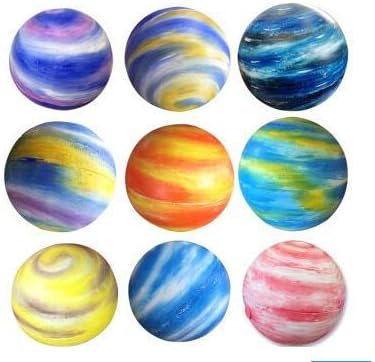 Crafjie Craft Foam Balls 2.75 Inches in Diameter 6-Pack, Smooth Polystyrenets