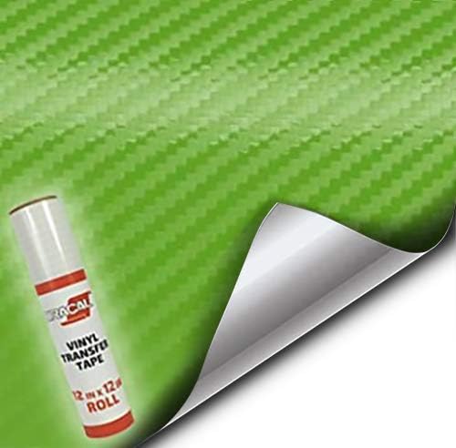 VViViD Craft 3D Carbon Fibre Textured Vinyl Sheet 1ft x 5ft