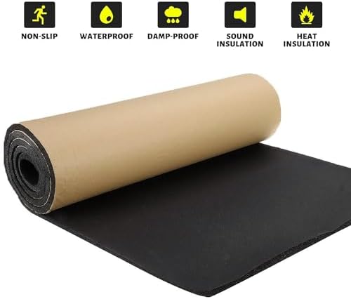 3/4''T x 12''W x 59''L Neoprene Sponge Foam Rubber Sheet Roll